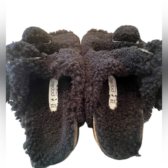 NWT Birkenstock Papillio Women’s Arizona Big Buckle Shearling Platform Sandals - Picture 10 of 11